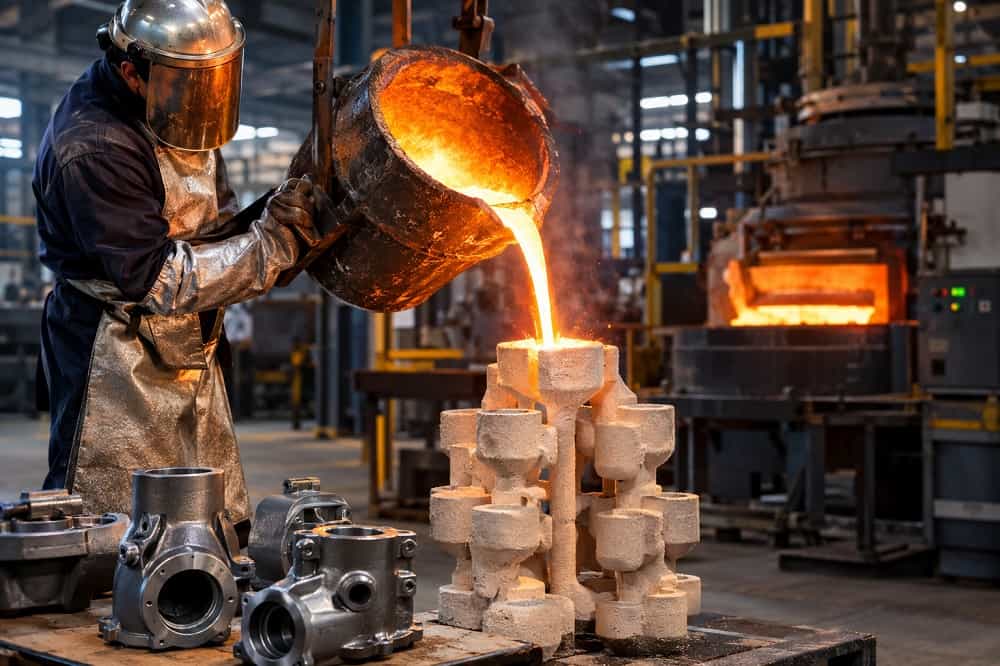 Carbon steel investment castings